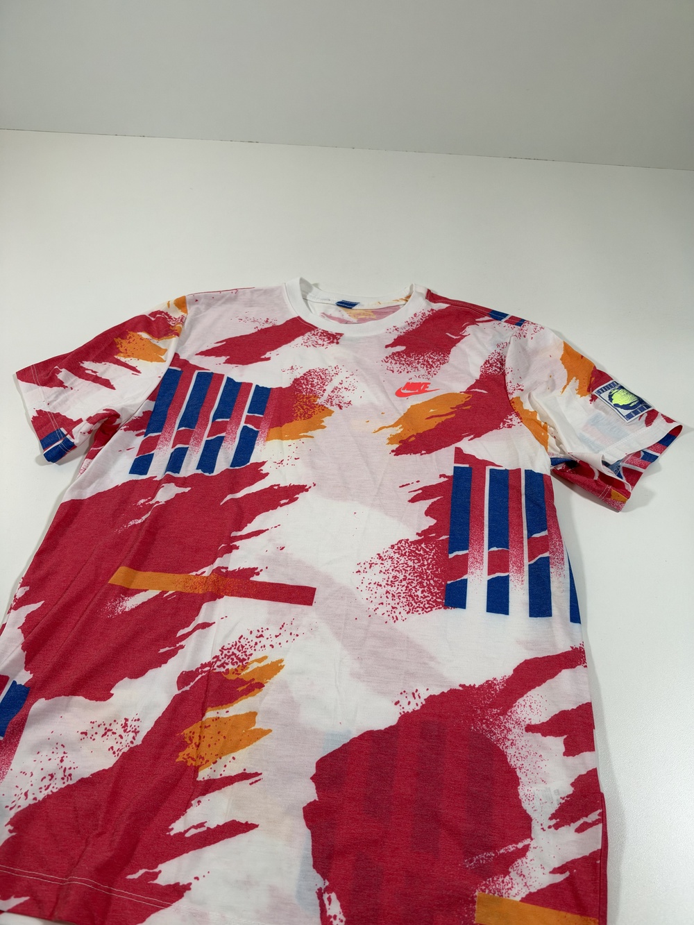 Nike Challenge Court Andre Agassi Graphic T Shirt Tennis Vintage Re-Issue Medium
